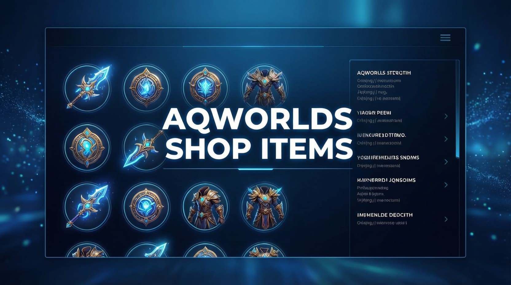 aqw shop id